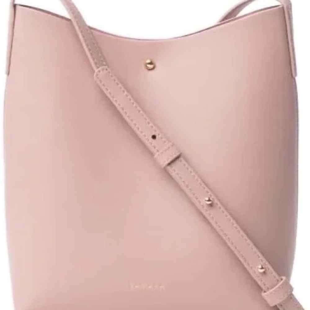 Samara Vegan Leather Medium Peony Shoulder Bag